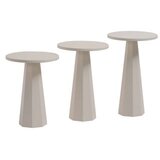Hanah home Set stočića Lilyum (57 + 52 + 47) White | ePonuda.com