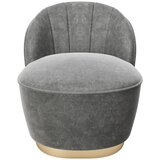 Playboy FOTELJ, antracit tekstil | Shoptok.si