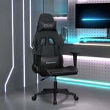  Igraća stolica od umjetne kože crna | shoptok.hr
