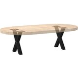  Noge za klub stolić u obliku slova X, 2 kom, crne, 30 x (30-31) cm, čelik | shoptok.hr