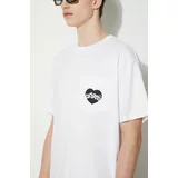 Carhartt WIP Pamučna majica Amour Pocket za muškarce, boja: bijela, s tiskom, I033675.00AXX