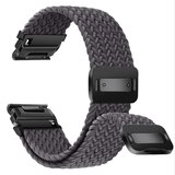 INF združljiv z garmin fenix series quick release magnetic sponka elastičen najlon pleten pas grey 22 mm, (5000078891) | Shoptok.si