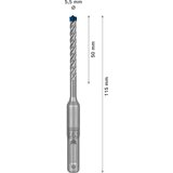 Bosch EXPERT SDS plus-7X burgija za udarne bušilice 5,5 x 50 x 115 mm - 2608900065 | ePonuda.com