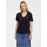 Pieces Black Women's T-Shirt Fawna - Women's Cijene