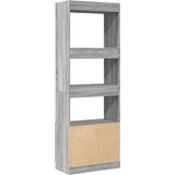 vidaXL Visoka omara siva sonoma 63x33x180 cm inženirski les | Shoptok.si