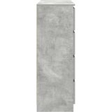  Komoda siva boja betona 100x35x99 cm od konstruiranog drva | shoptok.hr