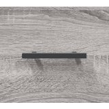  Visoka komoda siva boja hrasta 69,5x31x115 cm konstruirano drvo | shoptok.hr