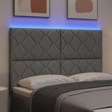  LED glava kreveta Svijetlo siva tkanina | shoptok.hr
