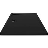 vidaXL Pravokutna ABS tuš-kada crna 80 x 120 cm | shoptok.hr