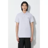 Lacoste Polo majica za muškarce, boja: siva, bez uzorka