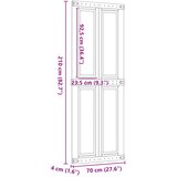  Vrata staje Corona Medeno Smeđa 70 x 210 cm Masivna borovina | Eponuda.ba