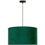  Duolla - Luster na sajli ROLLER 1xE27/15W/230V tamnozelena/zlatna, prečnik 40 cm | Eponuda.com