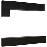  5-dijelni set TV ormarića crni od iverice | shoptok.hr