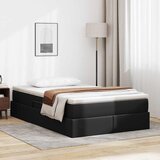  Krevet s madracem i skladištem Crna 120 x 200 cm Lažna koža | shoptok.hr