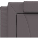  Postelja z vzmetnico siva 200x200 cm umetno usnje, (21143002) | Shoptok.si