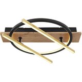 Globo LED stropna svjetiljka Beatrix (32 W, Topla bijela, Crna, D x Š x V: 440 x 400 x 90 mm) | shoptok.hr