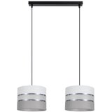  Luster na sajli CORAL 2xE27/60W/230V bela/siva | Eponuda.com
