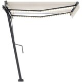  Tenda na ručno uvlačenje s LED svjetlom 350 x 250 cm krem | shoptok.hr