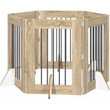  Vrata za pse s postoljem 6 pcs Hrast sonoma 60 x 80 cm | Eponuda.ba