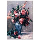  Slika - Pierre-Auguste Renoir – Vase of Roses 20x30 Na talijanskom platnu | shoptok.hr