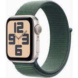 Apple Watch SE v3 GPS 40mm Starlight Aluminium Case with Lake Green Sport Loop pametna ura, (21454711) | Shoptok.si