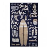 Peškir za plažu icon blue surf 145x85cm