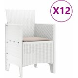  Vrtni set za objed s jastukom 13 pcs Bijela i svijetlosiva | shoptok.hr