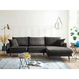MID.YOU KOTNA SEDEŽNA GARNITURA, žamet antracit | Shoptok.si