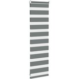 vidaXL Zebra senčilo temno sivo 50x100 cm tkanina širina 45,9 cm | Shoptok.si