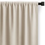 Restilo CARLI curtain, colour light beige, plain, classic style, multi-purpose tape, material: Oxford, 140 x 160 cm | shoptok.hr
