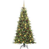  Umjetno božićno drvce s nogom s stalakom Zelena 180 cm PE i PVC | shoptok.hr