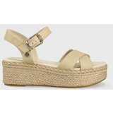 Tommy Hilfiger Sandale za žene, boja: zlatna, s platformom | shoptok.hr