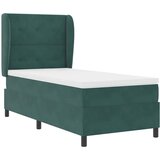  Krevet s opruga kutije Tamnozelena 190 x 90 cm Baršun | shoptok.hr
