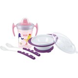 Nuk Learn to Eat Set Girl jedilni set Cene