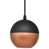  LED luster na sajli MIDWAY 4xGU10/4,8W/230V crna/bakarna | Eponuda.com