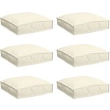 vidaXL blazine za palete 6 kosov krem 40x40x8 cm Oxford tkanina | Shoptok.si