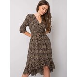 Italy Moda Dress-DHJ-SK-13865-1.53P-black-beige Cijene