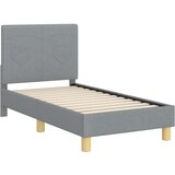  Posteljica za malčke z vzglavjem Svetlo siva 70 x 140 cm blago, (5000105436) | Shoptok.si