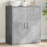  Komoda siva boja betona 79x38x80 cm od konstruiranog drva | shoptok.hr
