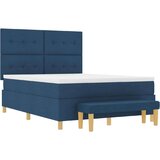 Box spring krevet s madracem Plava 140 x 190 cm tkanina | shoptok.hr