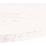  Ploča za stol bijela 90x45x2 5 cm od masivne borovine ovalna | shoptok.hr