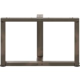 Noge za stolić T-oblika 2 kom prirodni čelik 60x25x(42-43)cm | shoptok.hr