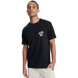 Quiksilver Funkcionalna majica 'Evo Learning From Nature' kit / črna / bela | Shoptok.si