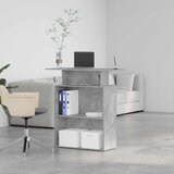  Recepcijski stol beton sivi 100x40x104 cm konstruirano drvo | shoptok.hr