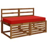  Jastuk za sjedalo SOEST 100% poliester Crvena 120 x 80 x 10 cm | shoptok.hr