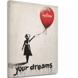  Slika FOLLOW YOUR DREAMS | Italijansko platno | Shoptok.si