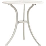  3-dijelni bistro set od lijevanog aluminija bijeli | shoptok.hr