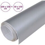 vidaXL Folije za automobil 2 kom mat srebrne 100 x 150 cm | shoptok.hr