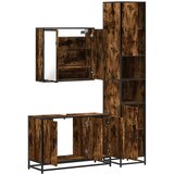 vidaXL 3-dijelni set kupaonskog namještaja boja hrasta drveni | shoptok.hr