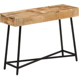 vidaXL Toaletni stolić 105x35x75 cm od masivnog drva manga i željeza | shoptok.hr